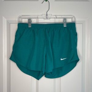 Nike Women's Teal Dri-Fit Running Shorts